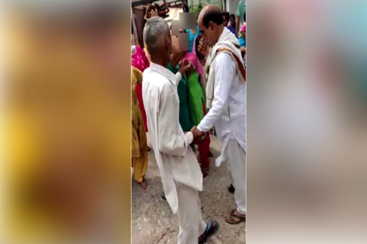 Saharanpur News: women has beaten up to district panchayat member and video viral at Saharanpur
