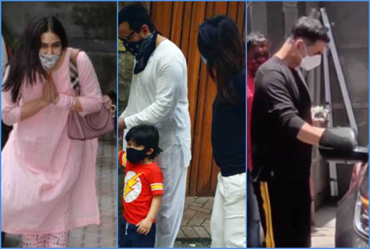 sara ali khan akshay kumar to rhea chakraborty spotted during lockdown