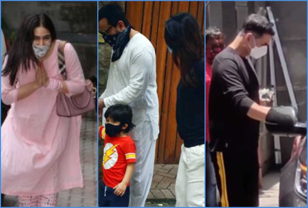 sara ali khan akshay kumar to rhea chakraborty spotted during lockdown