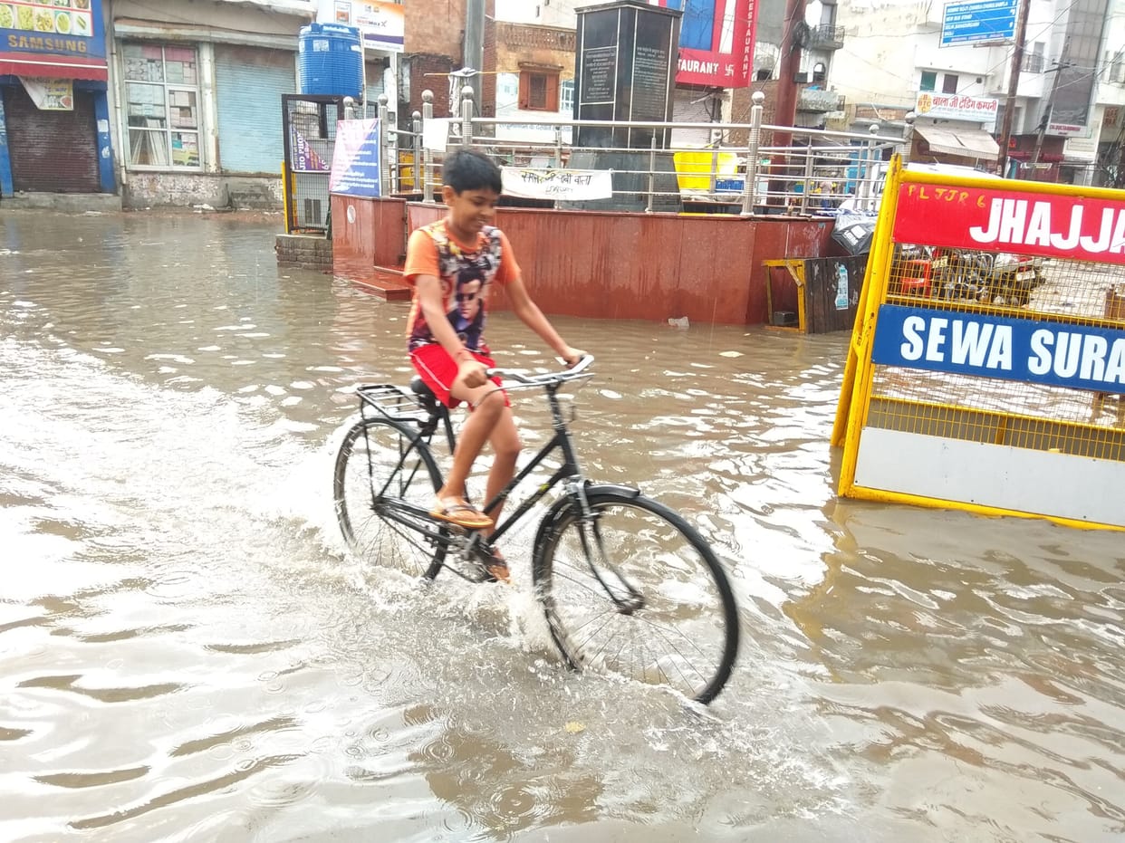 16 MM of rain occurred in the city