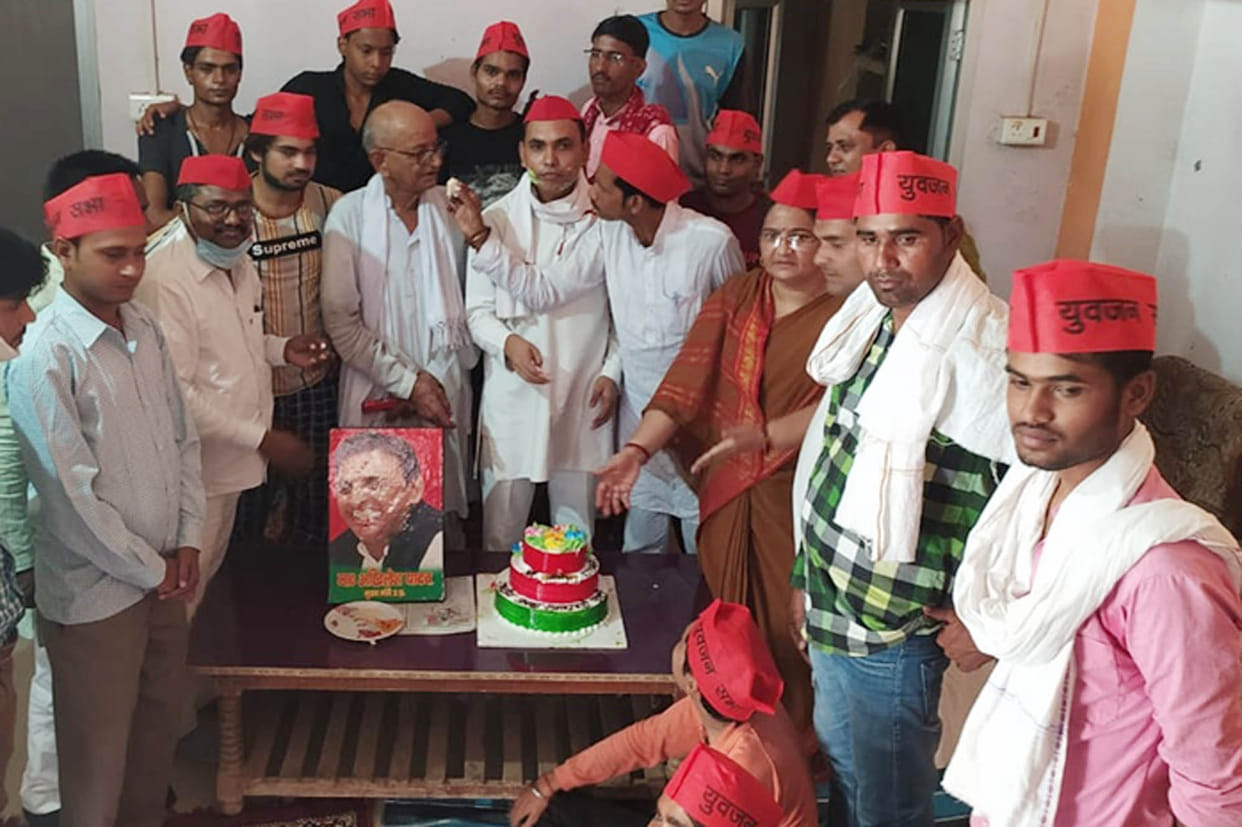Cake cut ration distributed on the birthday of the national president
