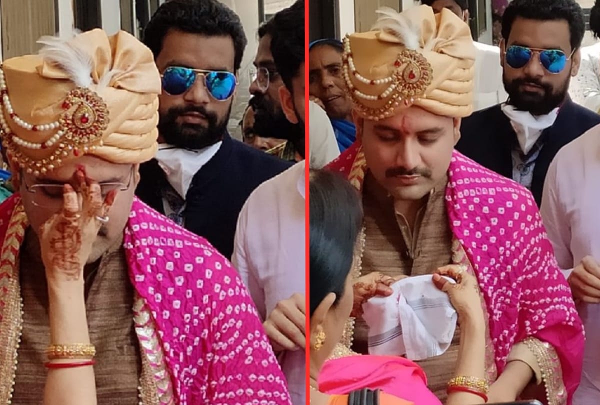 MLA Aman Mani Tripathi second marriage done without parents latest Photos in Gorakhpur