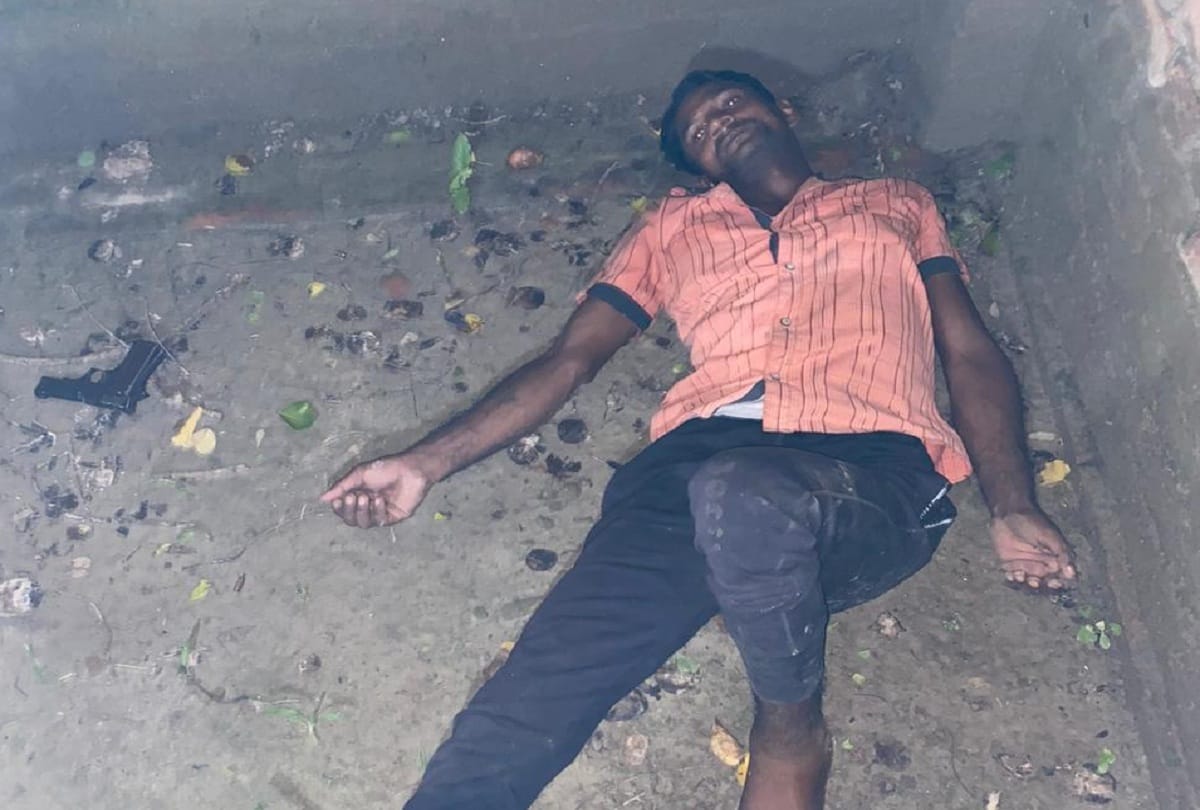 Dharmendra Verma murder case accused arrested in encounter with ambedkar nagar police