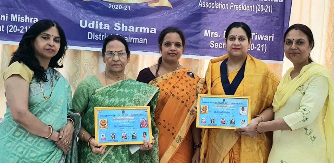 shivani becomes innerwheel club president