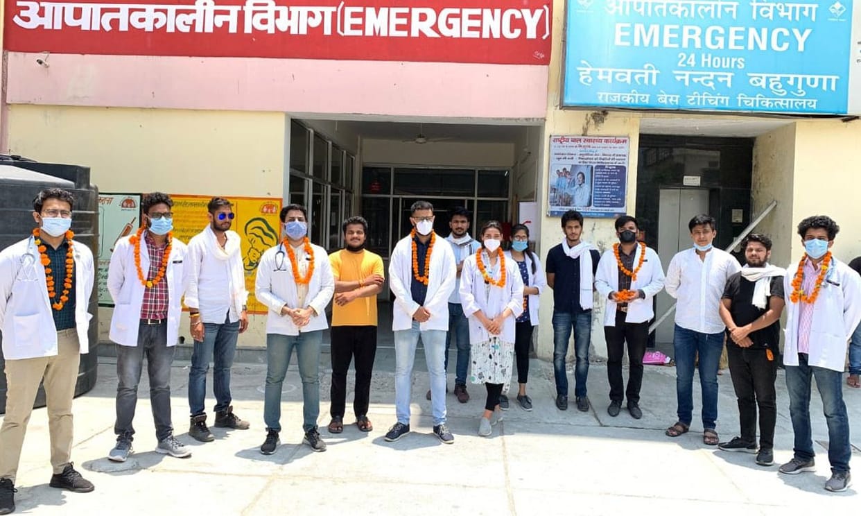Corona warrior ABVP honored physicians