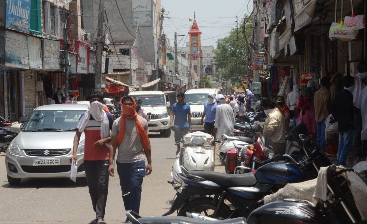 charkhi dadri news,corona unlockdown