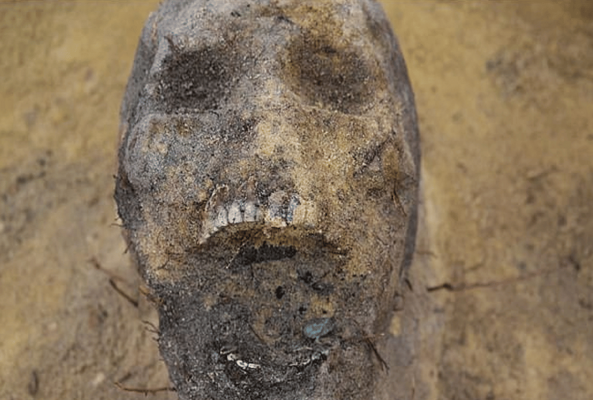 weird news over 100 children buried coins mouths in poland during road construction