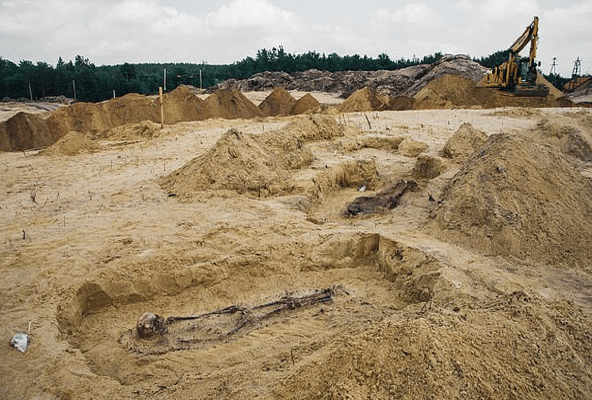 weird news over 100 children buried coins mouths in poland during road construction
