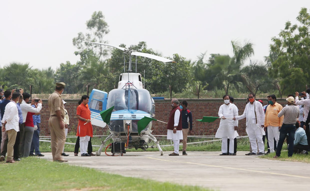 Pesticide will spread on Locust from helicopter