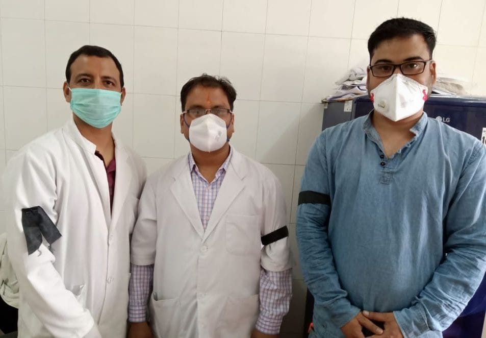 lab technician protested