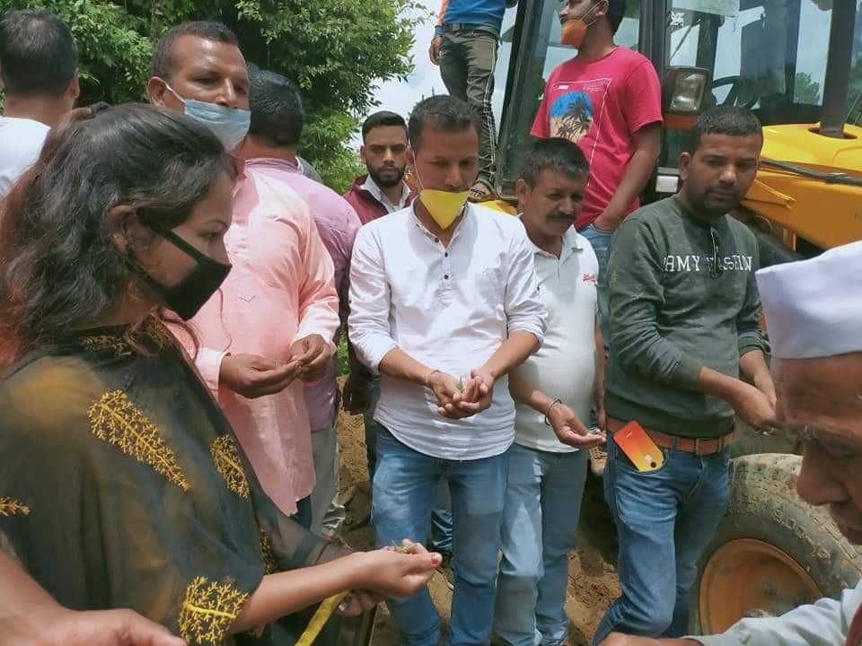 Demand met, road cutting work started