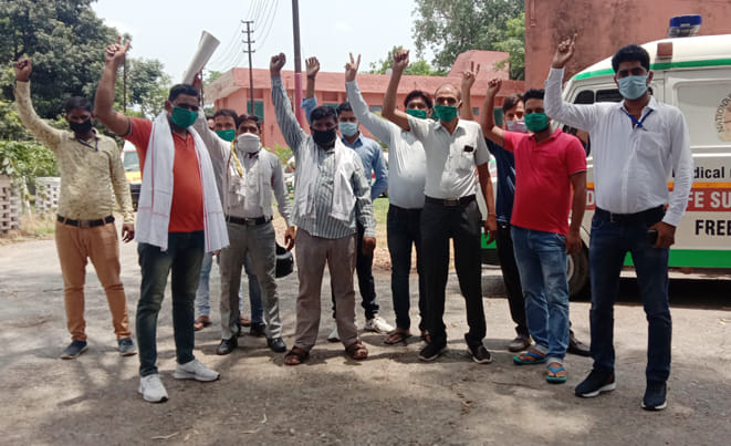 The wheels of 102 ambulances stopped
