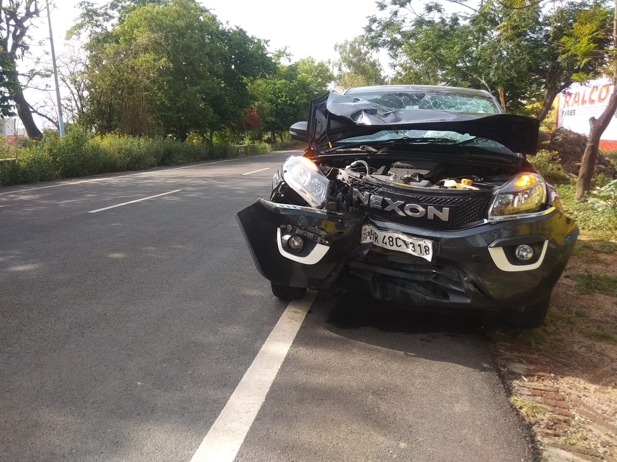 one injured in car and bike collision