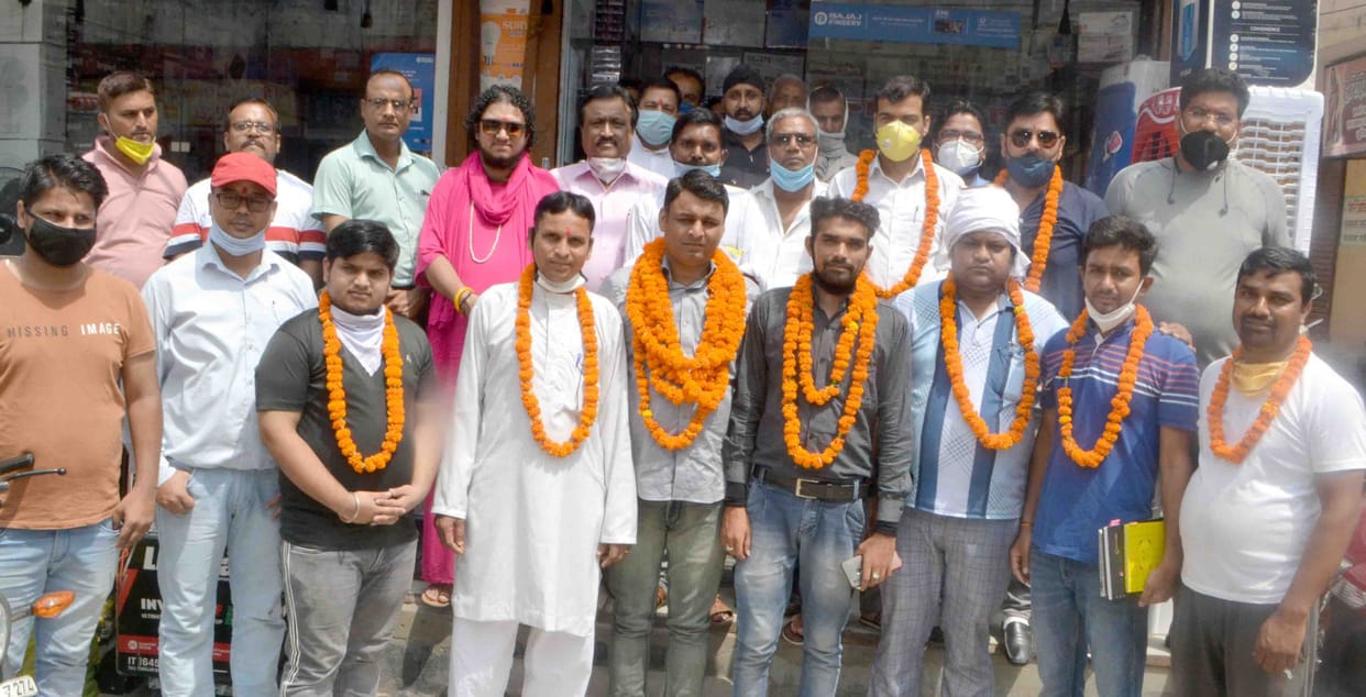 Gaurav Chauhan, youth district president of Subhashnagar, became general minister Arvind