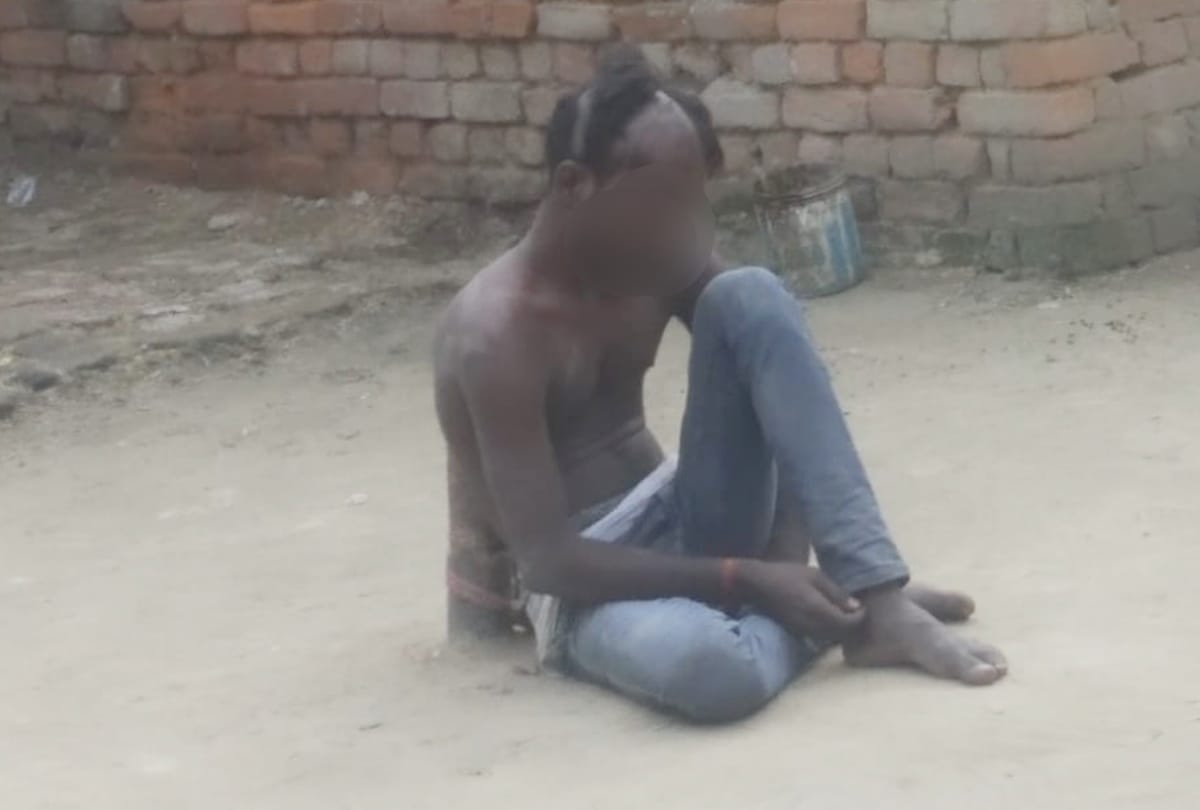 lover brutally beaten overnight by Villages in Maharajganj