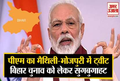 PM Modi's tweet in Maithili and Bhojpuri further intensified Bihar election