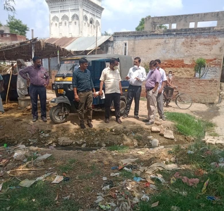 Get the pond excavated by removing the encroachment