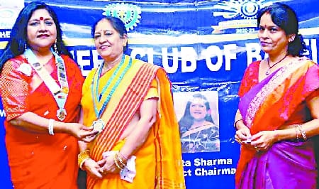 Mamta became president of Innerwheel Club