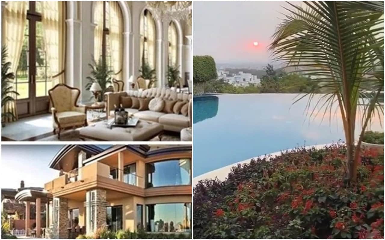 Megastar Chiranjeevi Son Ram Charan luxury house inside Pics