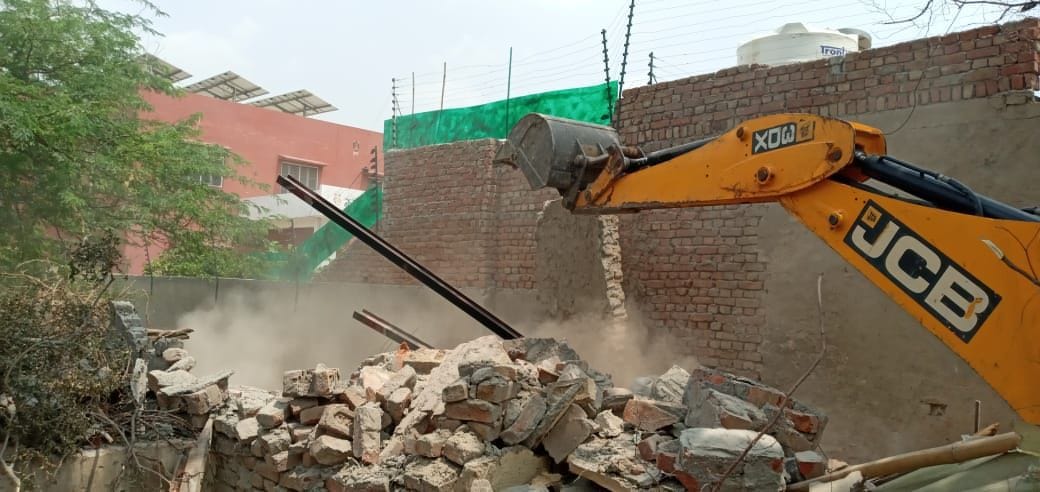 incrochment, mansoon, nagar nigam, vrindavan