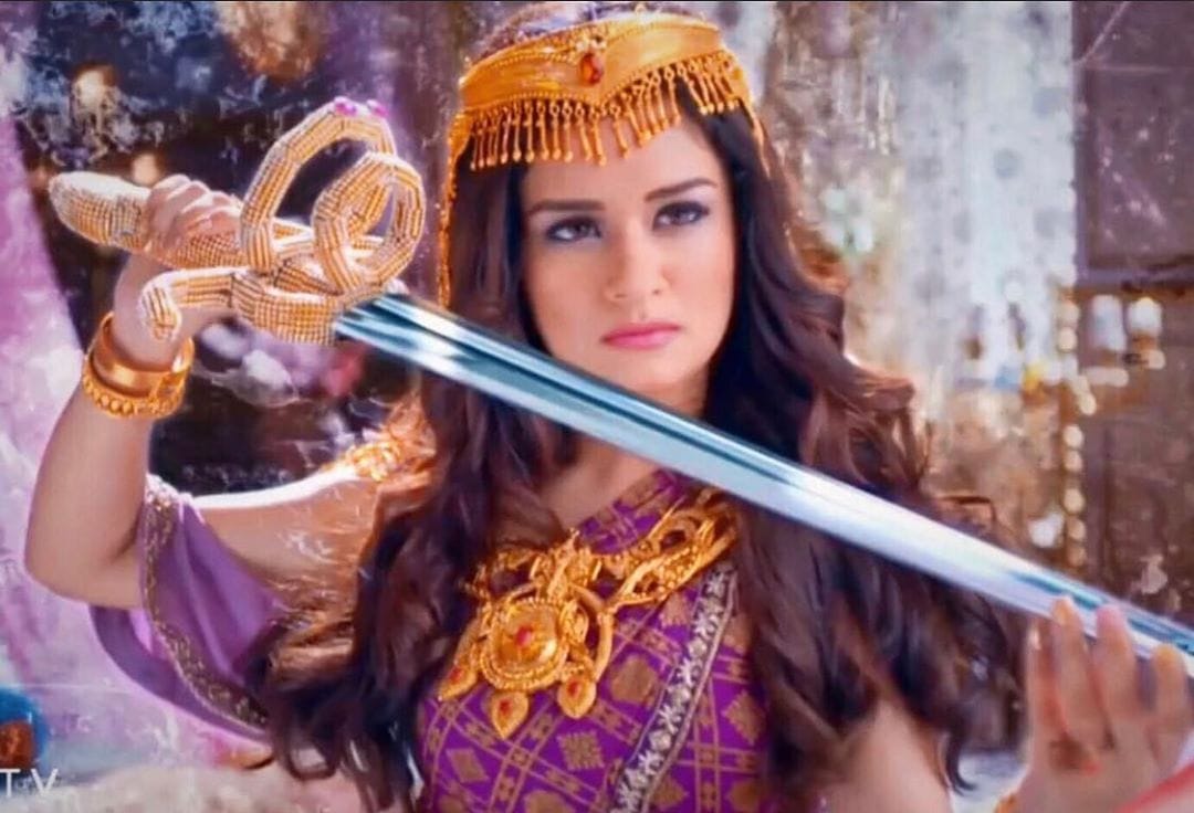 beautiful actress avneet kaur glamorous look in tv serial aladdin
