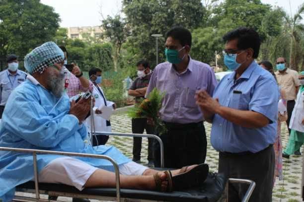 Delhi's Corona positive patient admitted to PGI discharged