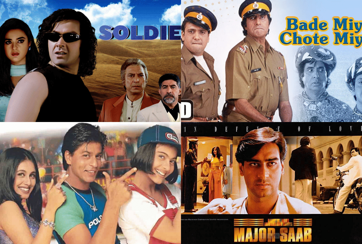 Best Bollywood Films Release In 1998 Kuch Kuch Hota Hai Bade Miyan Chote Miyan Major Saab