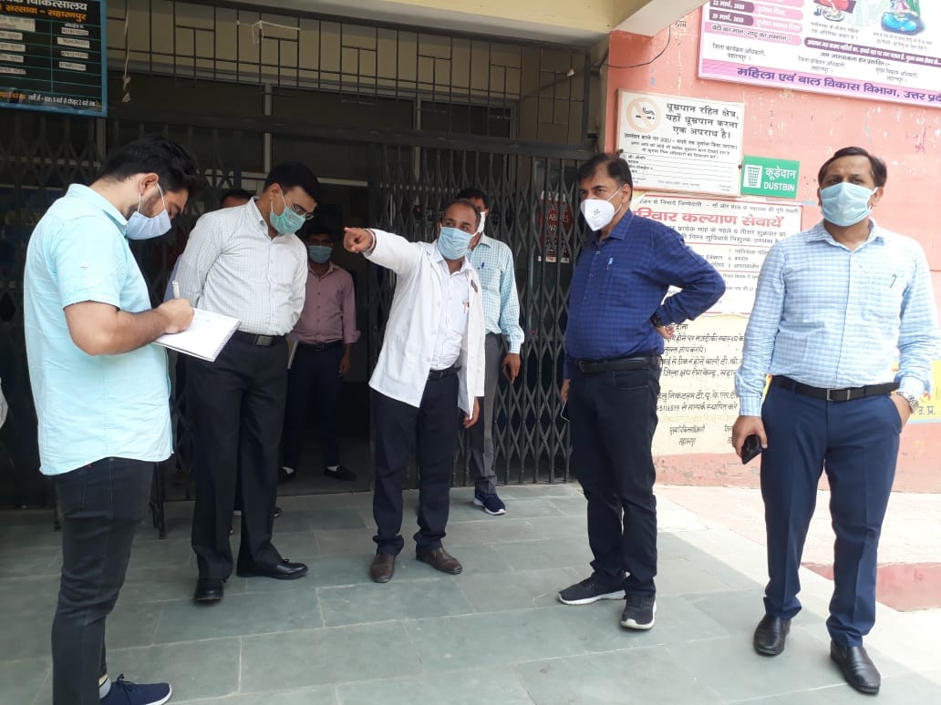 Nodal officer examines medical arrangements in medical college