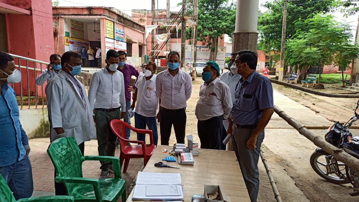 civid19 secretary inspected rudrapur chc