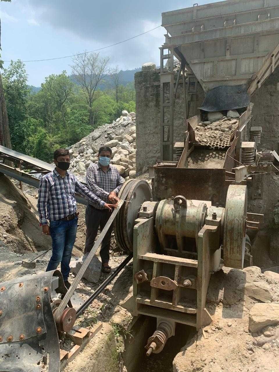 Mobile Stone Crusher Seas of Tanakpur-Jauljibi Road