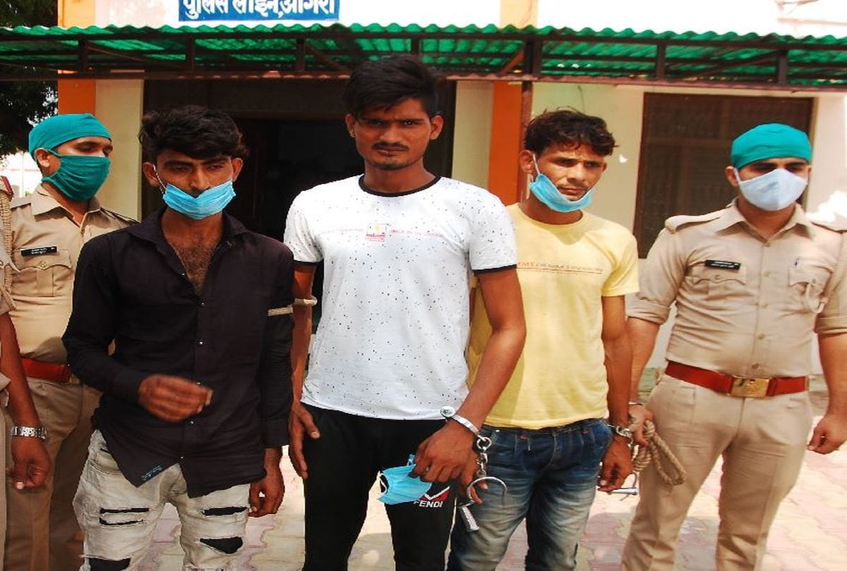 Today Agra News: Agra Police Arrests Mewat Gang In Atm Loot Of ObC Crime news