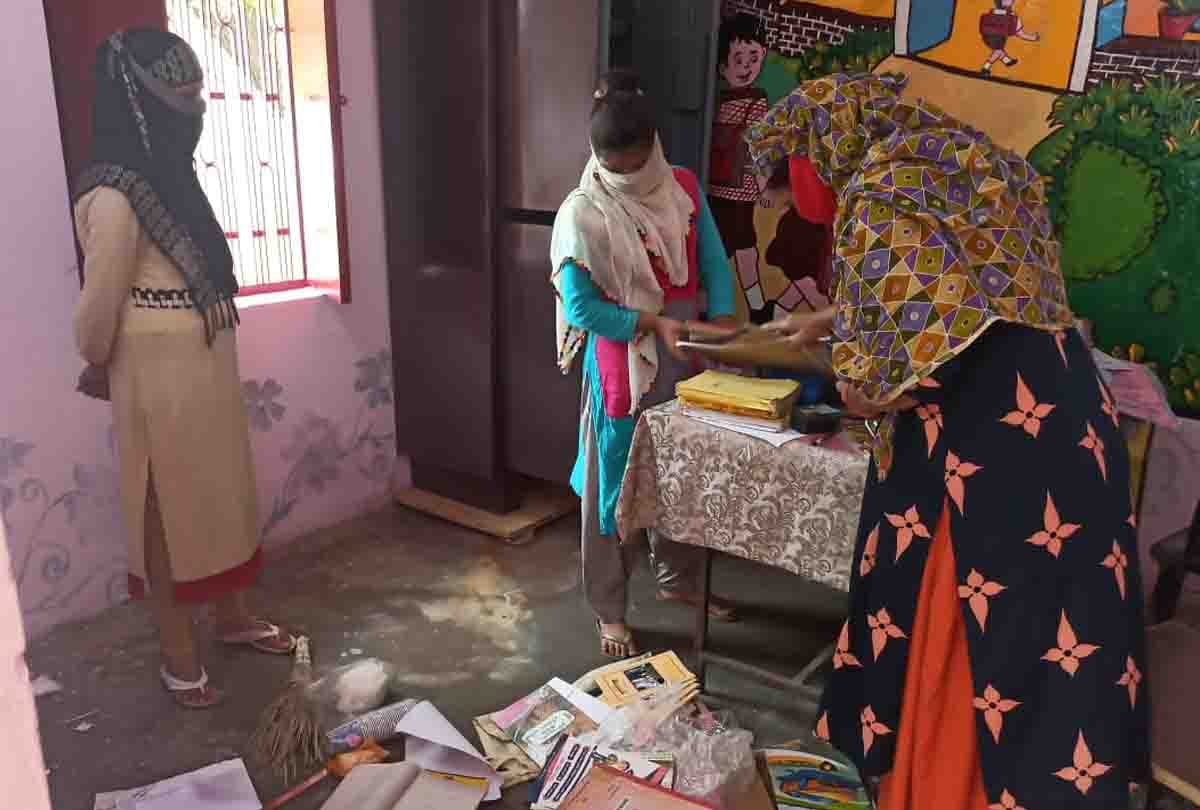 UP: girls found sweeping and mopping in primary-secondary school