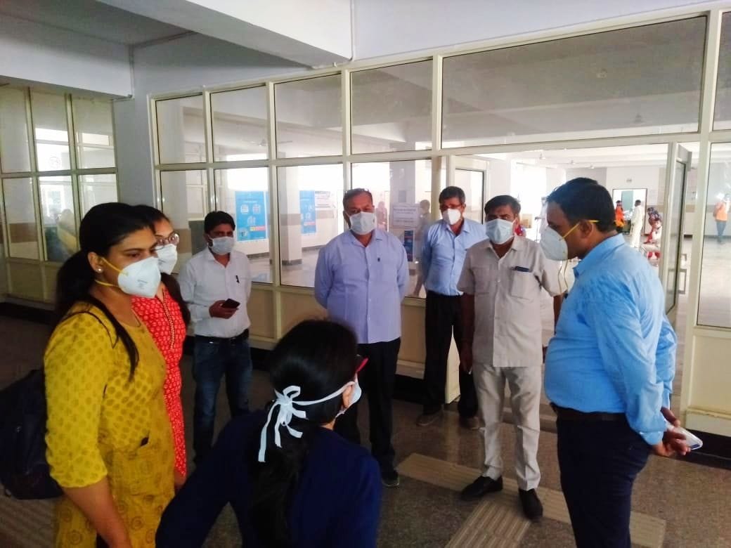 inspection, hospital, sdm, narnaul