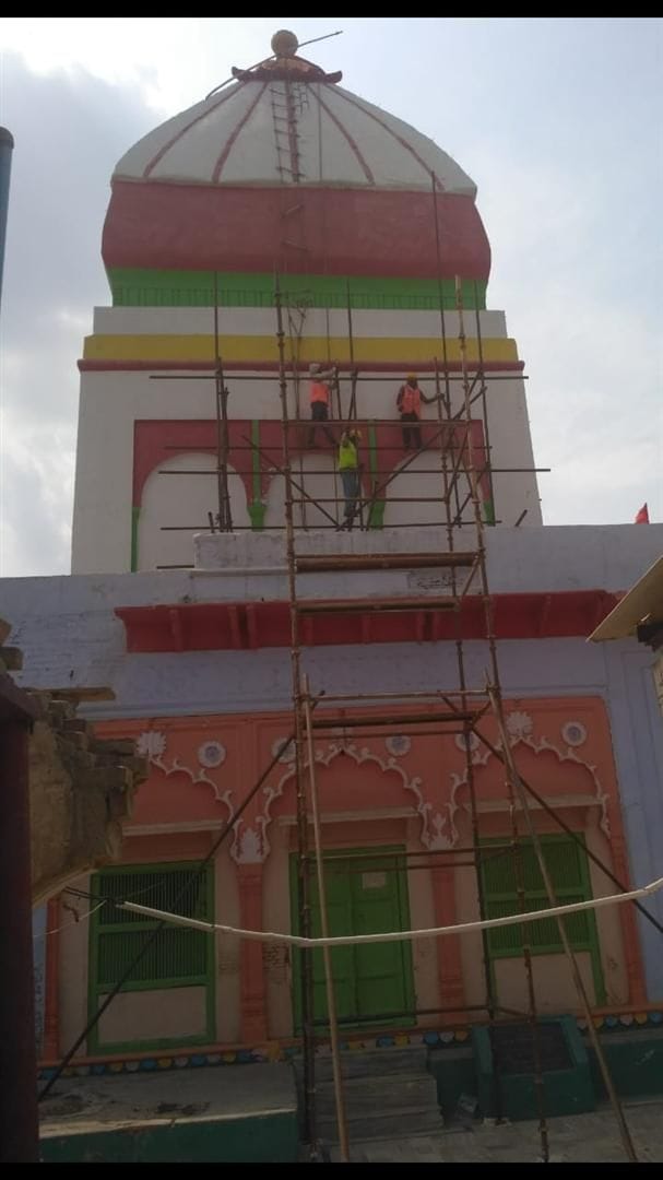 Hathras: Shikhar will be in the temple soon, work started