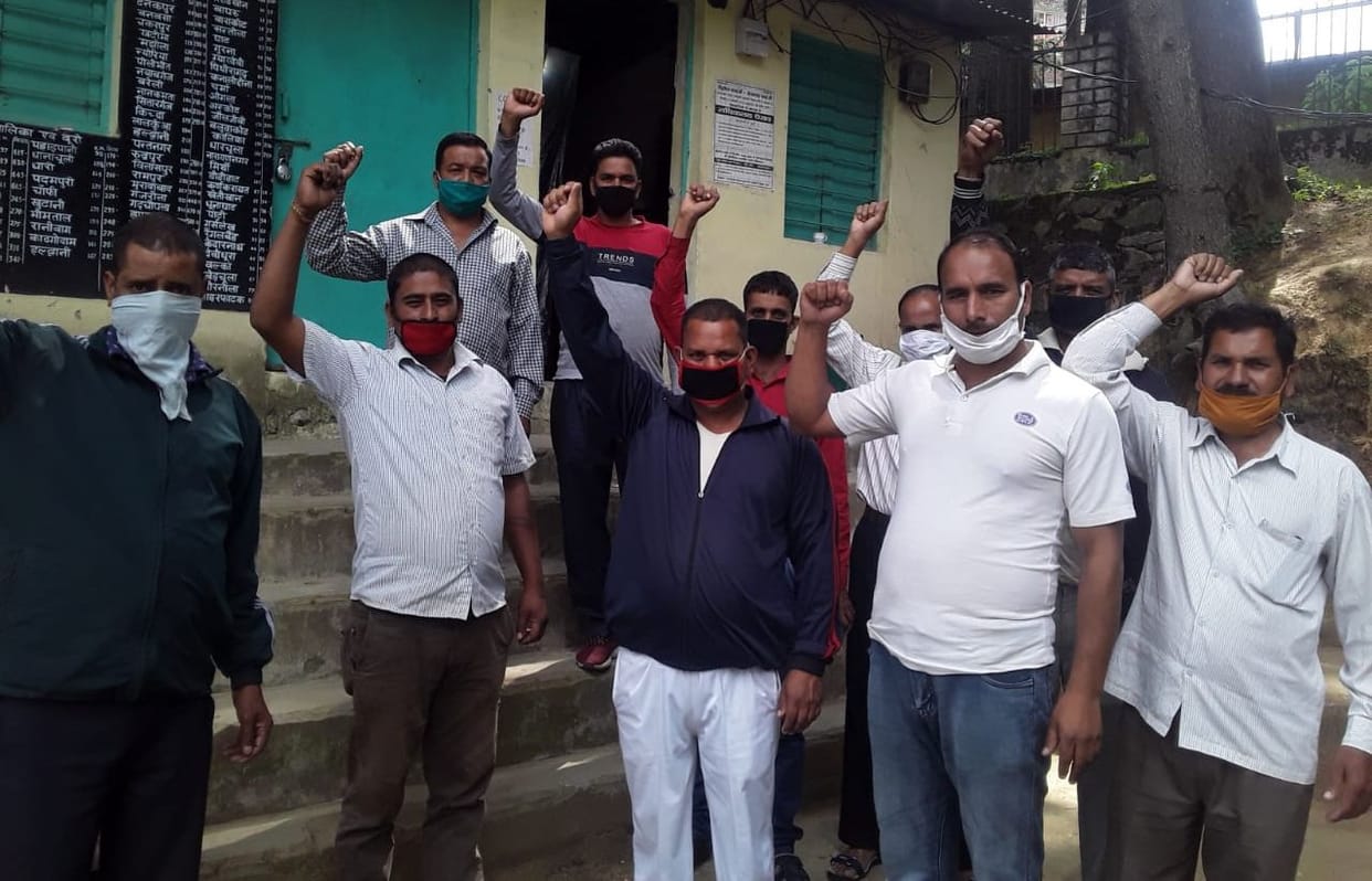 Contract drivers expressed resentment for not getting salary for three months