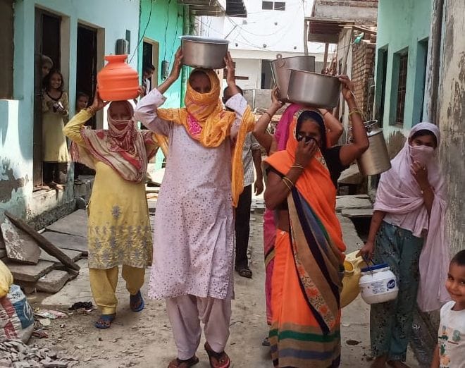 water, crisis, no suply, problem, mathura