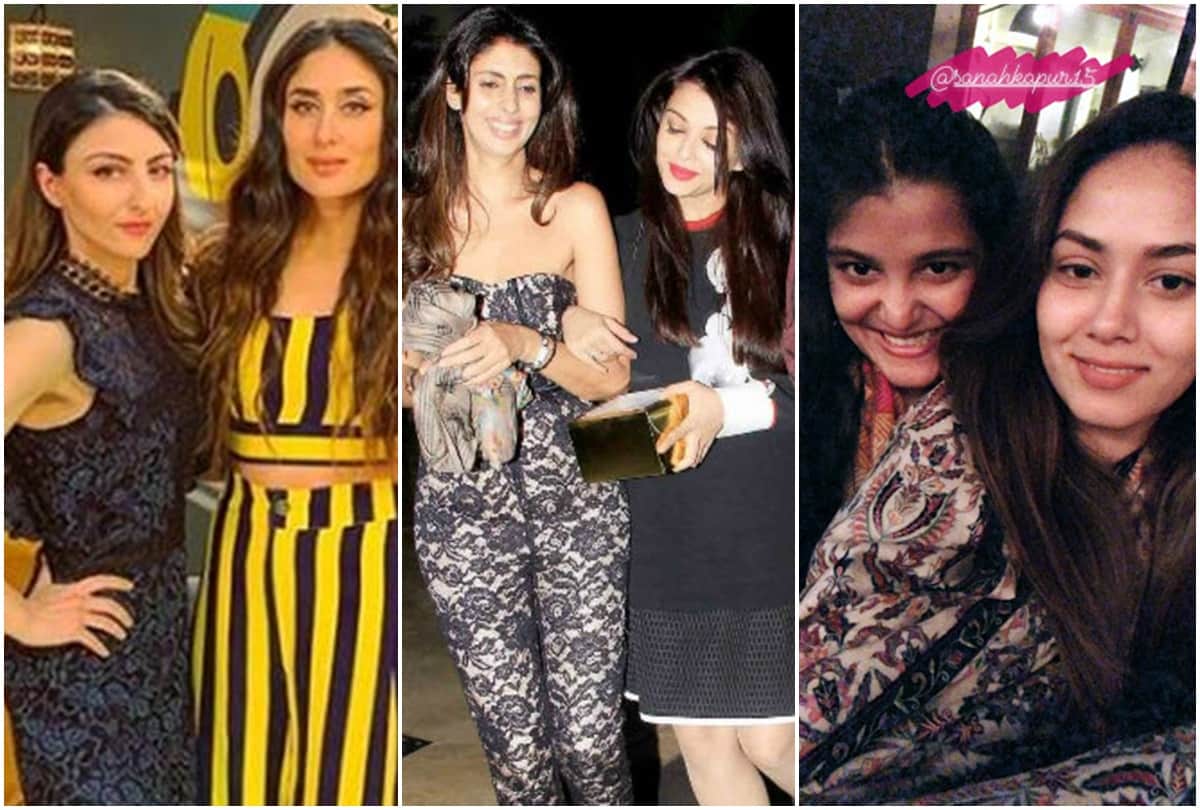 Nanad Bhabhi Jodi of Bollywood Aishwarya Rai Shweta Nanda Kareena Kapoor Soha Ali Khan Mira Rajpoot Sanah Kapoor