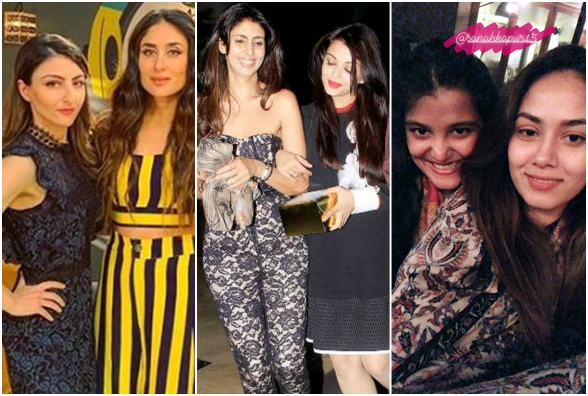 Nanad Bhabhi Jodi of Bollywood Aishwarya Rai Shweta Nanda Kareena Kapoor Soha Ali Khan Mira Rajpoot Sanah Kapoor