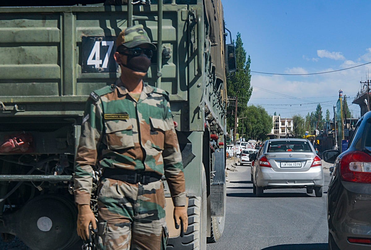 India making road in Ladakh which can led easy  access of soldiers and weapons