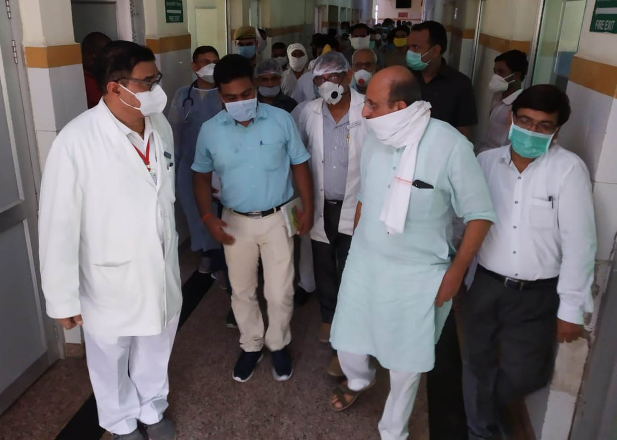 Hospital found dirty even under the inspection of minister