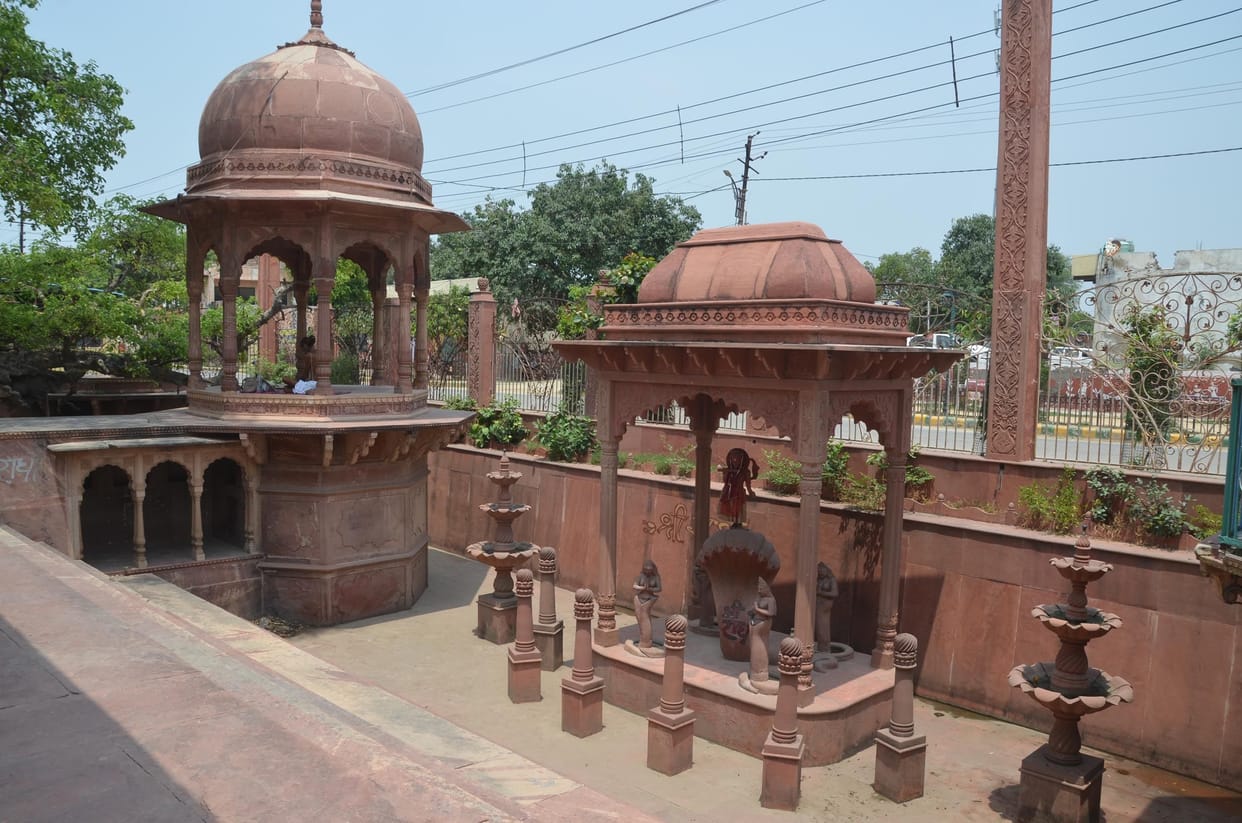 old, kalideh, pier, historical, vrindavan, mathura