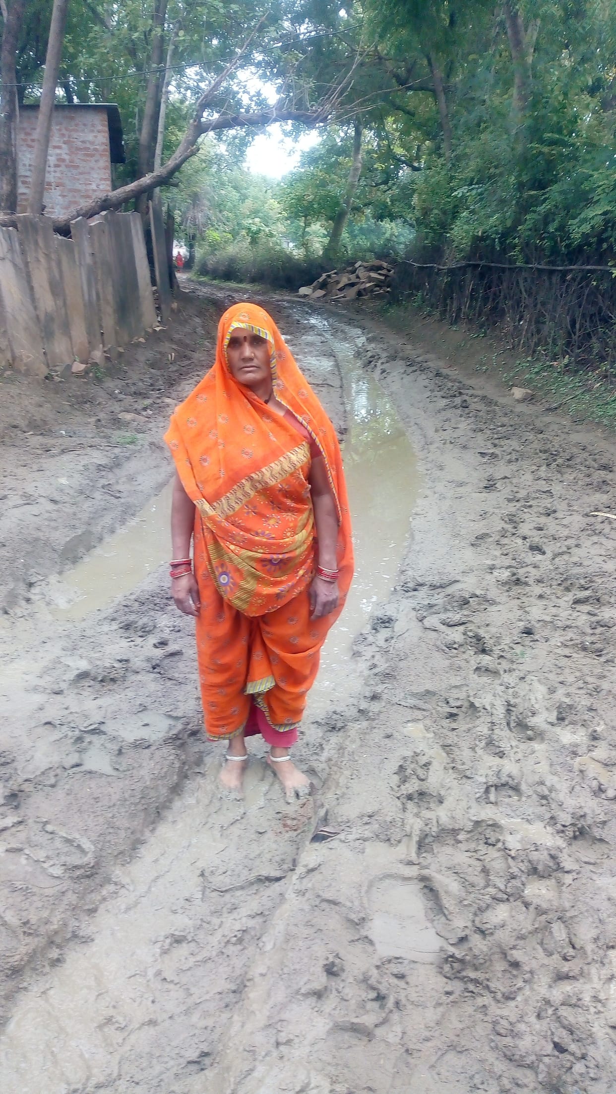 Kuryana to rampura road damage