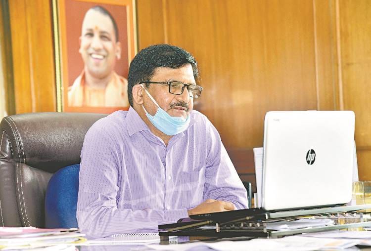amar ujala webinar with LDA VC Shivakant Dwivedi
