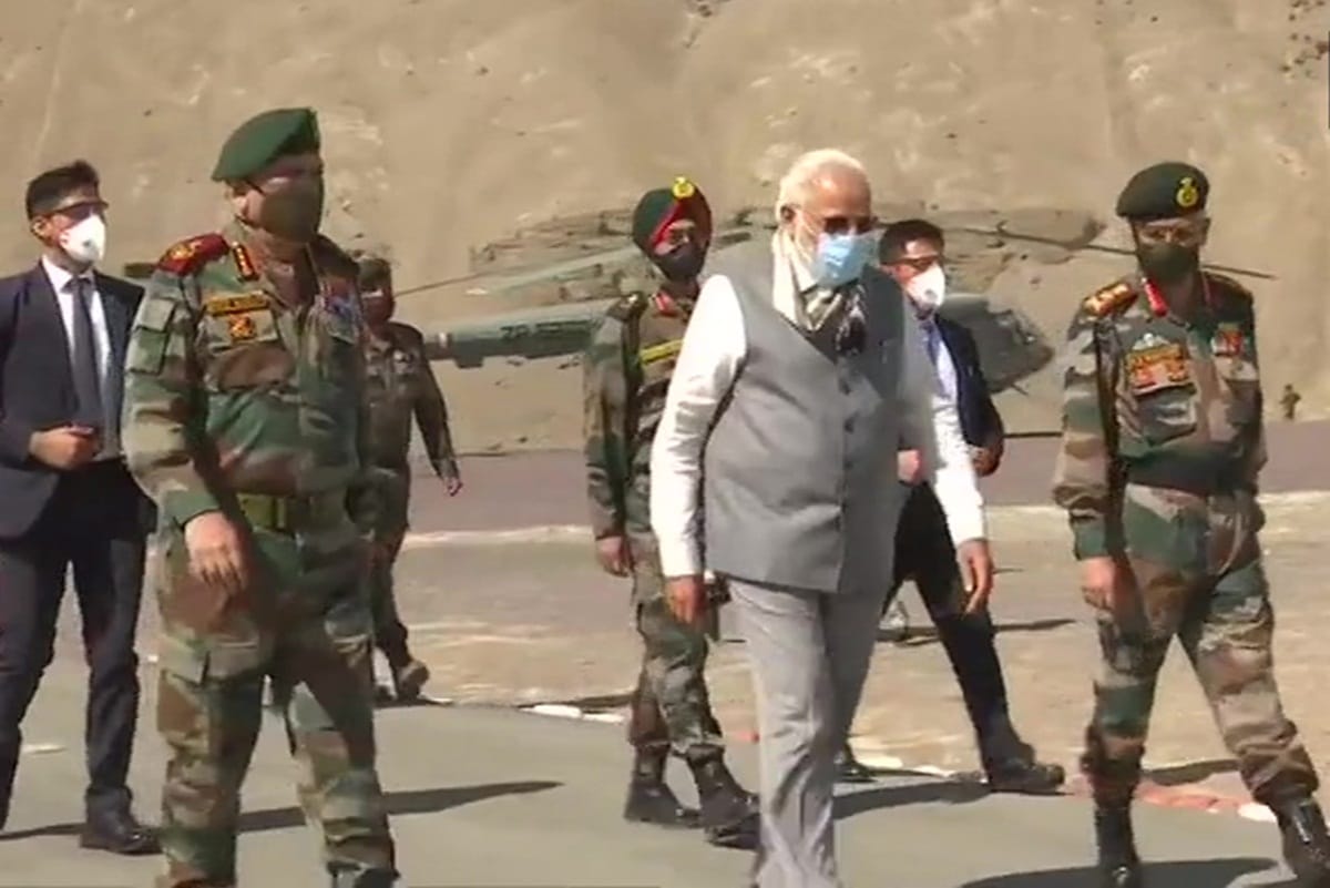 PM modi visit ladakh along with cds army chief naravane know at how many times he has given surprises
