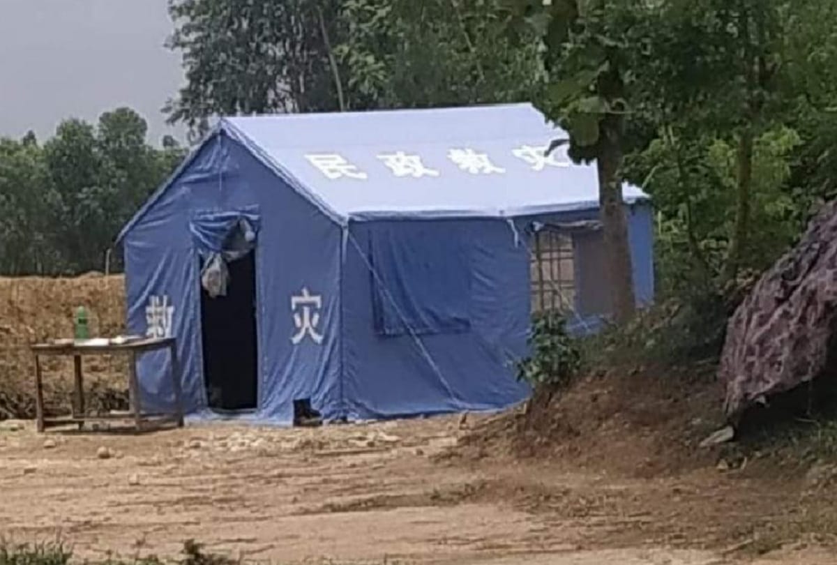 Nepali police sitting in Chinese tent also became barbaric