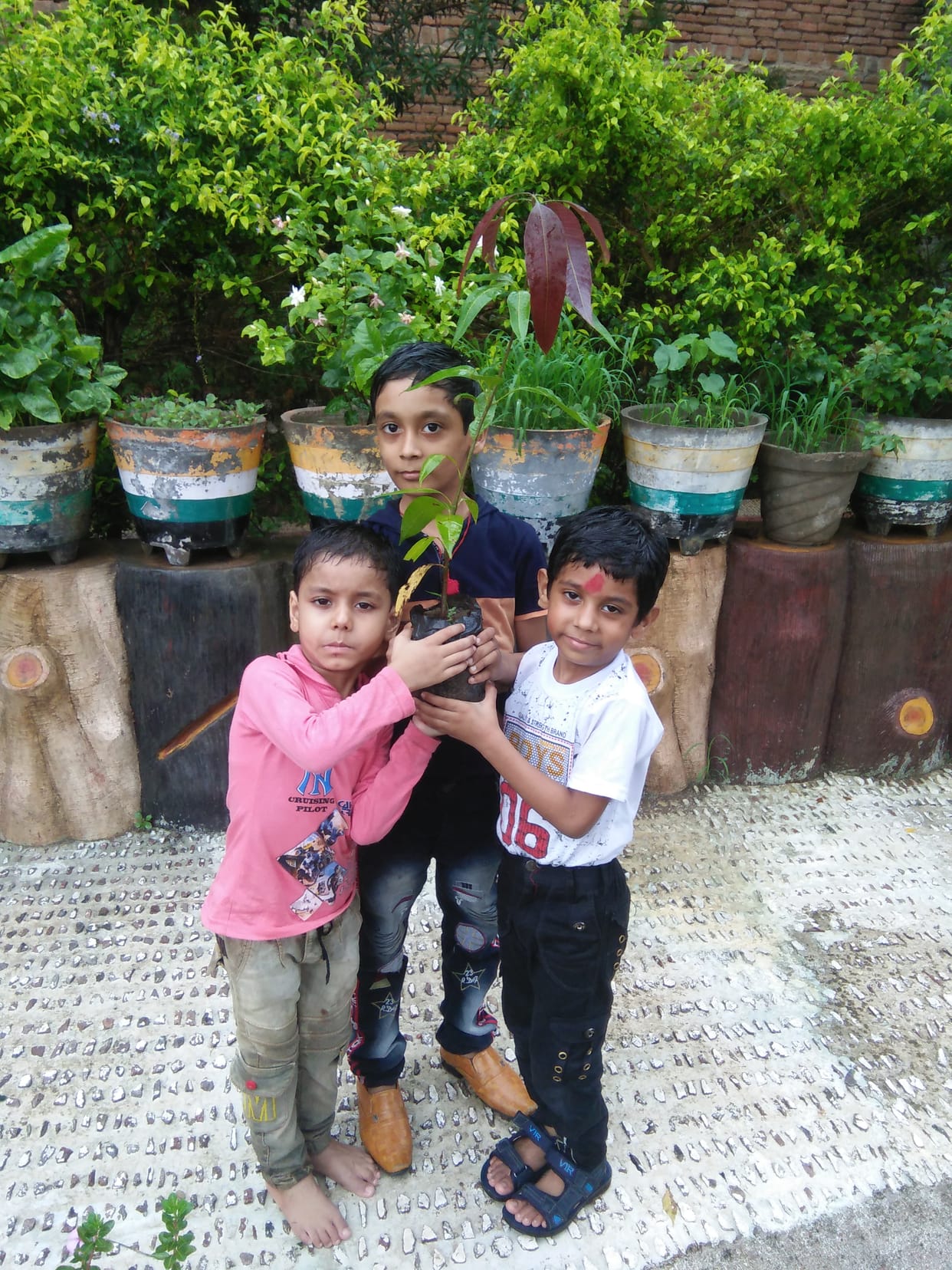 Child plantision send message clean enviorement