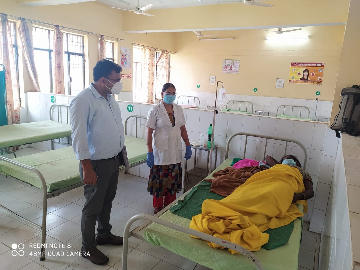 Health workers arrived as soon as the call came to the control room, the medical doctor performed a safe delivery