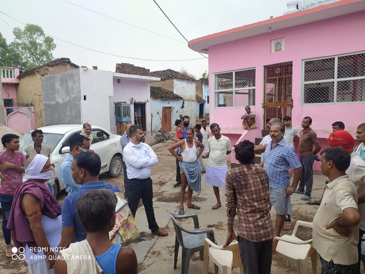 Farmers stop construction of Chakrod