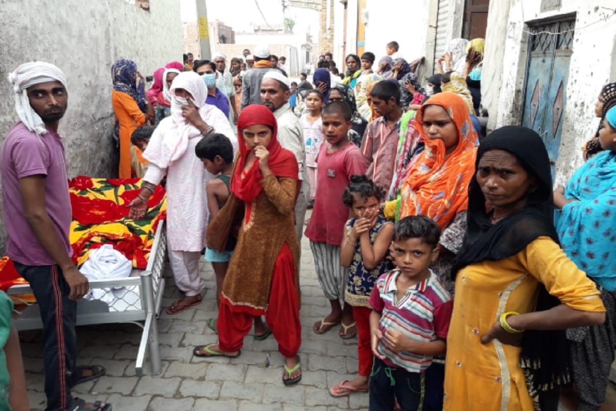 A five-year-old girl died from an electric current in Baghpat