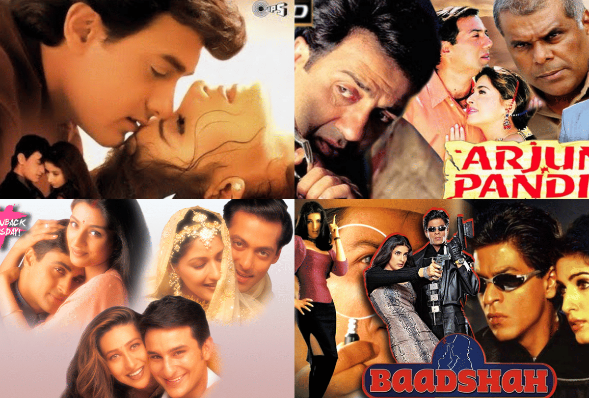 Best Bollywood Films Release In 1999 Mann Baadshah Arjun Pandit Hum Saath Saath Hain